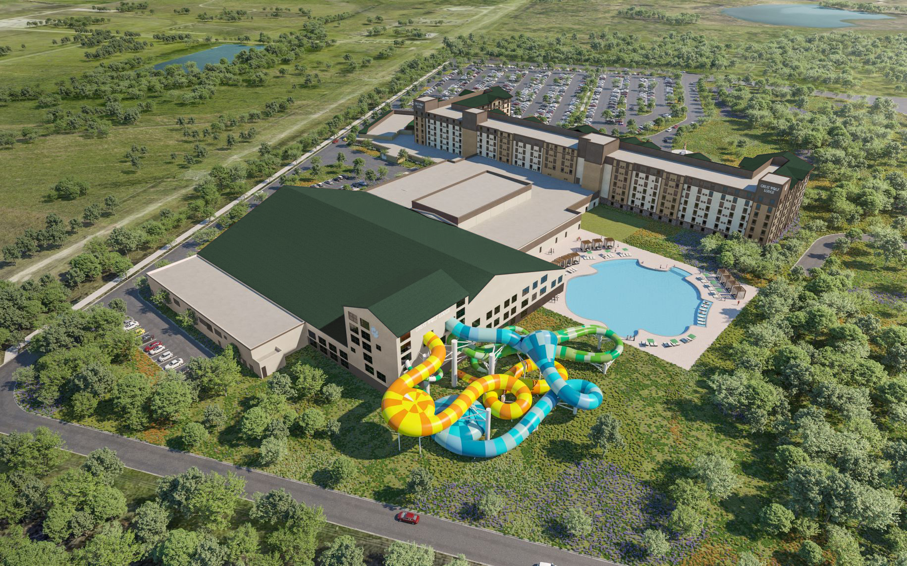 Great Wolf Lodge Rendering